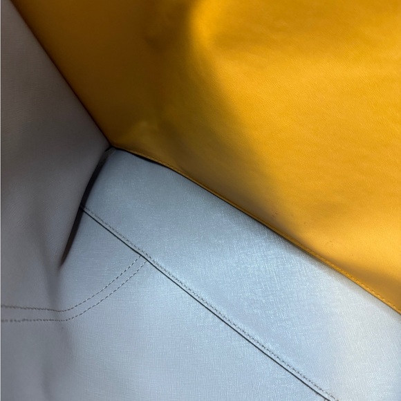 Tory Burch Electric Blue Pebbled Leather Tote - Picture 5 of 7